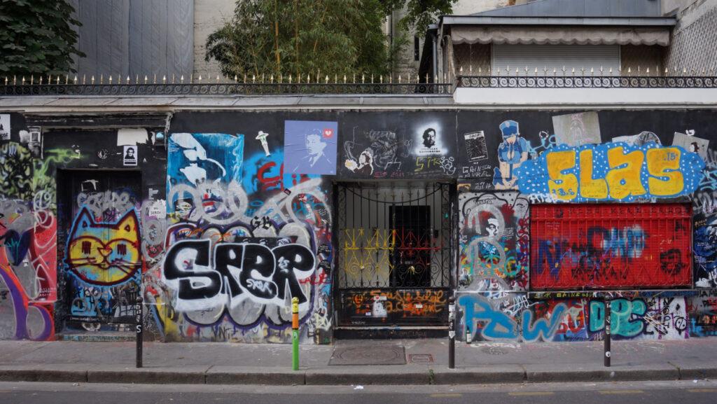 La maison de Serge Gainsbourg, rue de Verneuil, à Paris