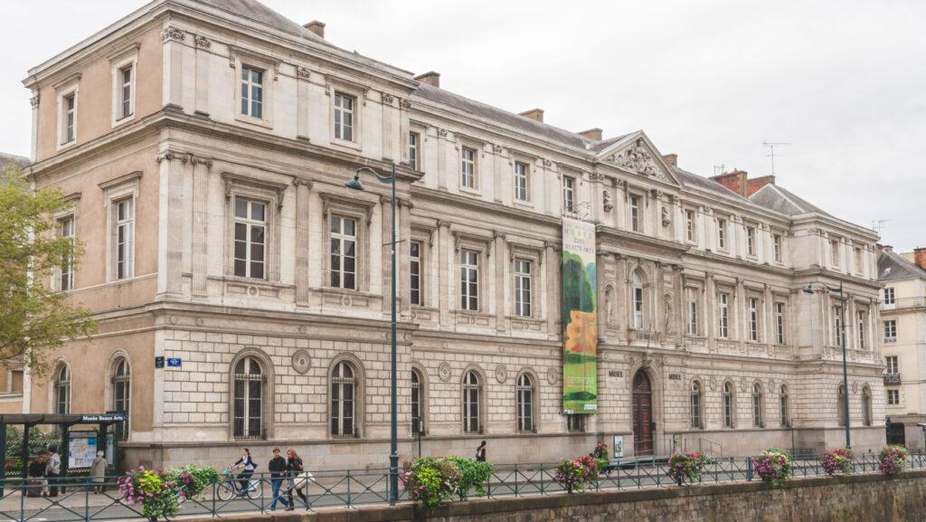 La façade du musée des Beaux-Arts de Rennes