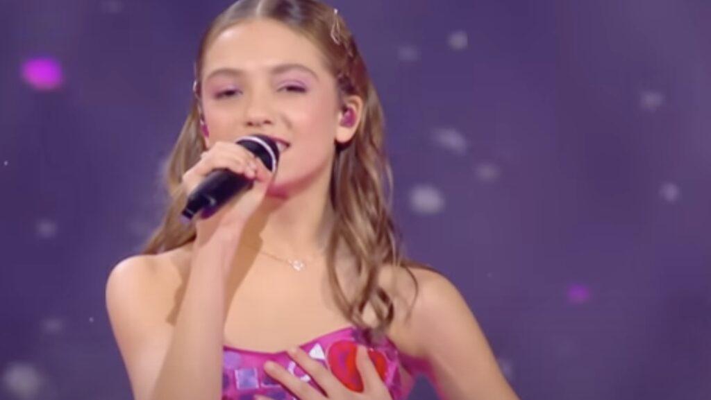 Zoe Clauzure gagnante de l'Eurovision junior 2023-Capture d'écran